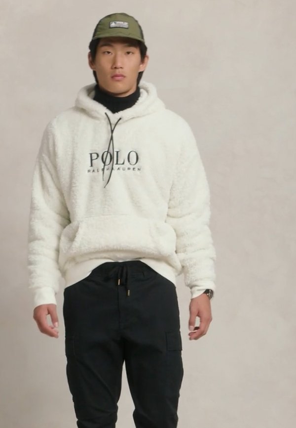 LOGO PILE FLEECE HOODIE - Fleece jumper - nevis2