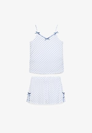 Terranova, SET PIGIAMA CON TOP A SPALLINE E SHORTS A POIS - Pigiama - var bianco ottico