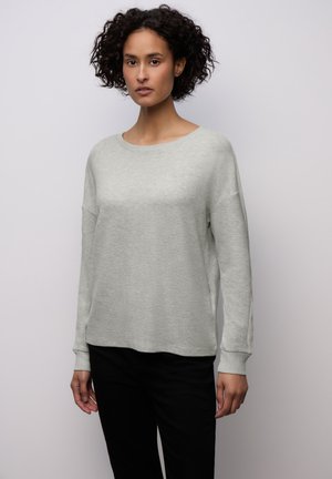 Street One MIT GLITZERDETAILS - Camiseta de manga larga - grau