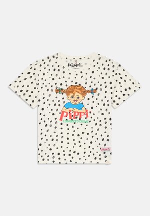 KMGPIPPA LIFE BOXY PRINTED TEE - T-shirt imprimé - egret