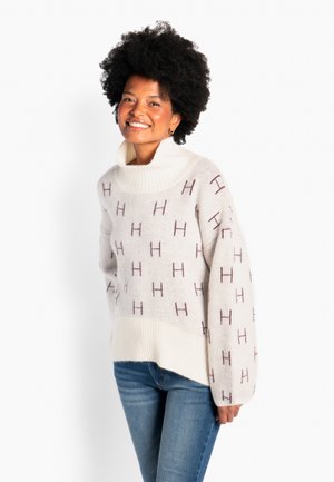 Hést, FAM SHORT SWEATER - Пуловер - vanilla ice