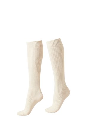 Calzedonia RIBBED LONG - Knæstrømper - Nude
