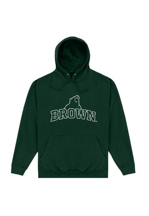 Henry Tiger BROWN UNIVERSITY BEAR OUTLINE - Hættetrøje - bottle green