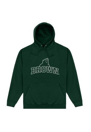 BROWN UNIVERSITY BEAR OUTLINE - Hættetrøje - bottle green