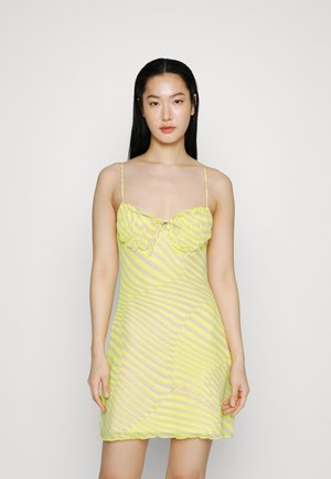 Fiorucci WAVE BALCONETTE DRESS - Φόρεμα ημέρας - yellow