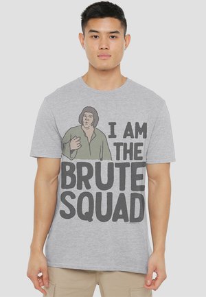 PRINCESS BRIDE I AM THE BRUTE SQUAD - T-Shirt print - mottled light grey