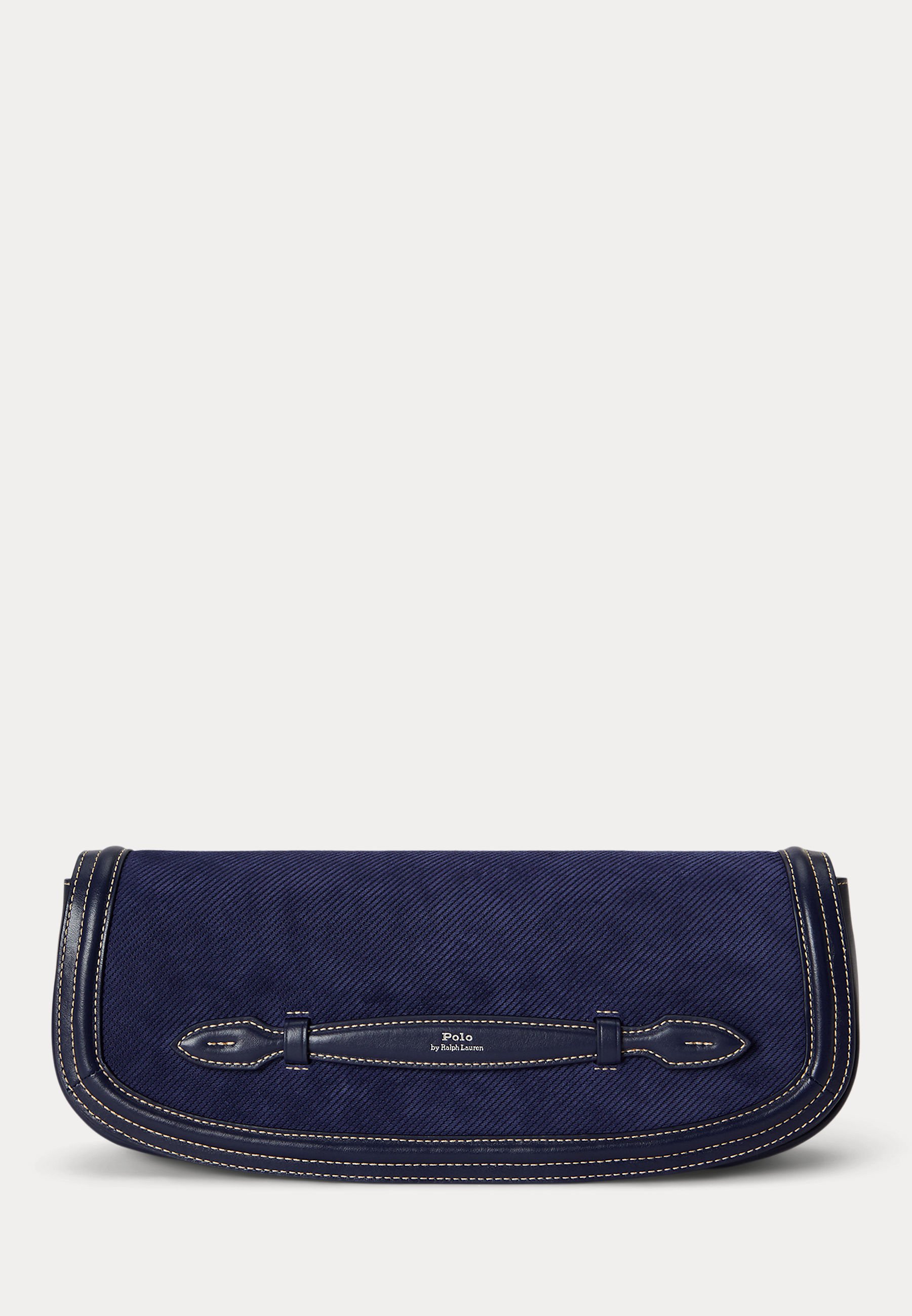 Polo Ralph Lauren BELLPORT SUEDE LONG-FLAP CLUTCH - Clutch - night 