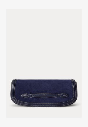 Polo Ralph Lauren, BELLPORT SUEDE LONG-FLAP CLUTCH - Ručna torbica - night