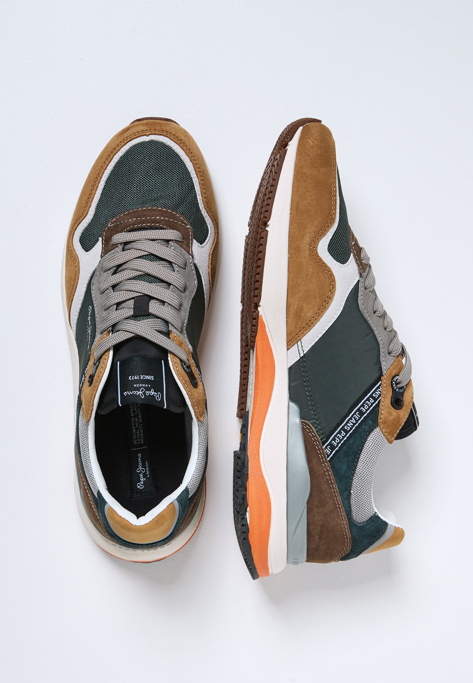 Pepe Jeans LONDON PRO URBAN - Trainers - cognac/multi-coloured - Zalando.de