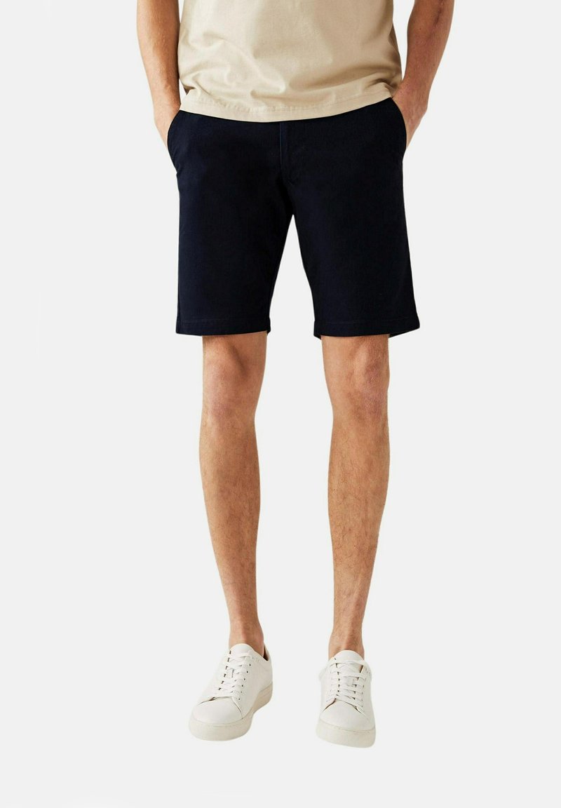 Marks & Spencer CHINO Short navy/bleu marine ZALANDO.FR