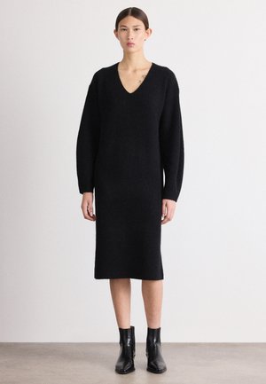 FUSIL - Rochie tricotată - black