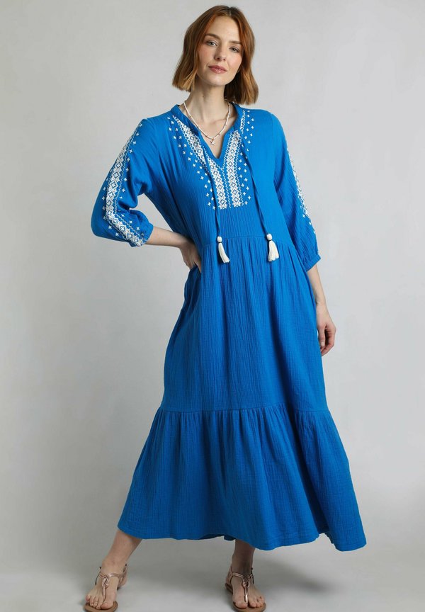 ARLES EMBROIDERED DOUBLE CLOTH - Day dress