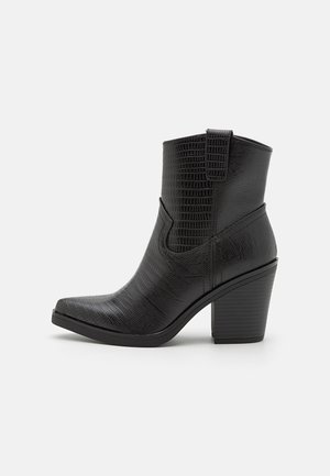 WILDWEST - Kovboju/motociklistu tipa puszābaki - black