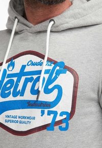 Petrol Industries Mikina s kapucí - mottled light grey