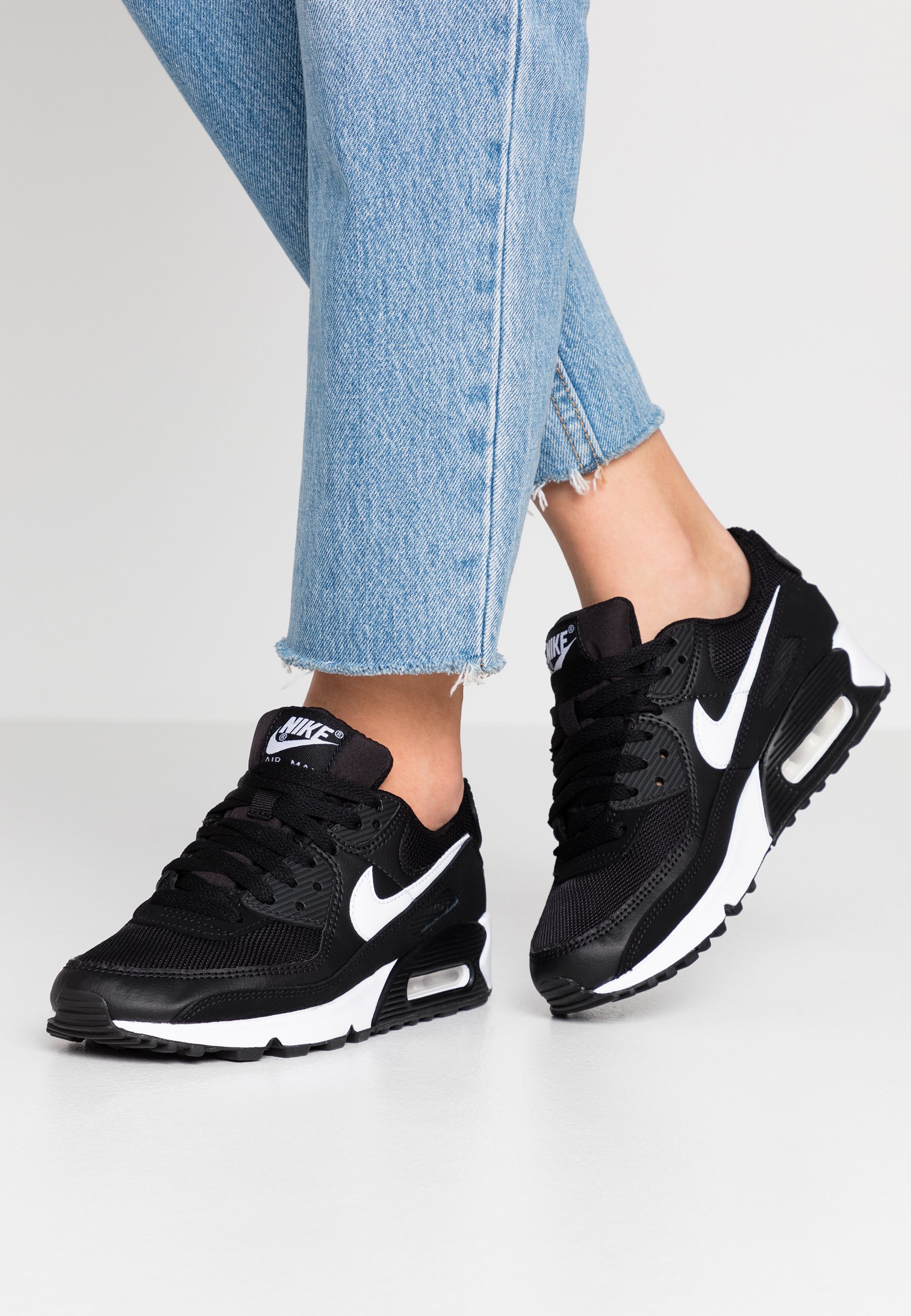 Nike AIR MAX 90 - Trainers - black/white/black - Zalando.co.uk