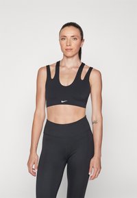Nike Performance INDY FREESTYLE BRA - Neliela atbalsta sporta krūšturis - black/white