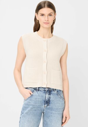 STYLE ELISA - Weste - dark ecru