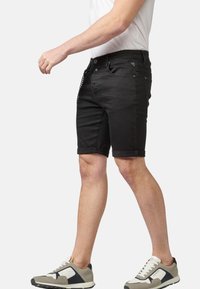 Koroshi LOW RISE - Kratke hlače od trapera - black