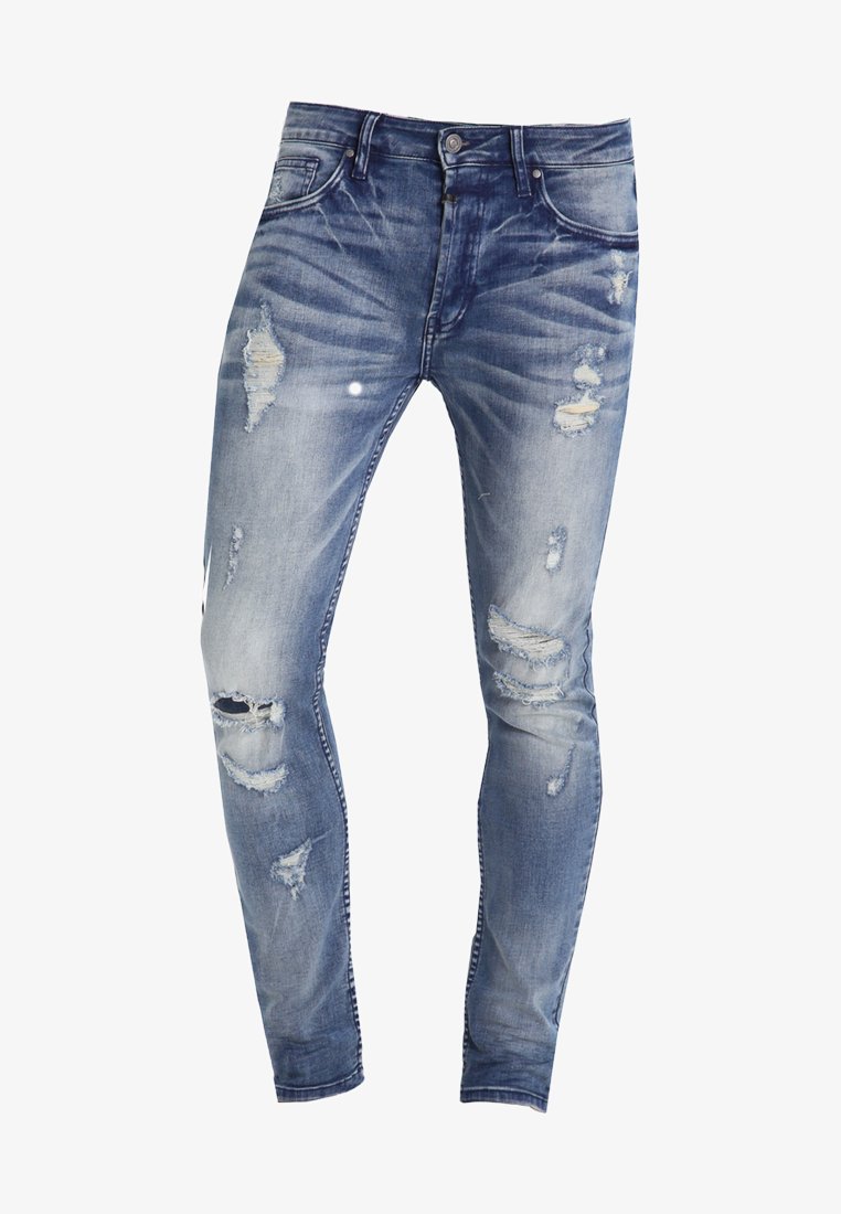 Tigha Morten Jeans Slim Fit Light Blue Ripped Light Blue Denim Zalando De Tigha Morten Jeans Slim Fit Light Blue Ripped Light Blue Denim Zalando De