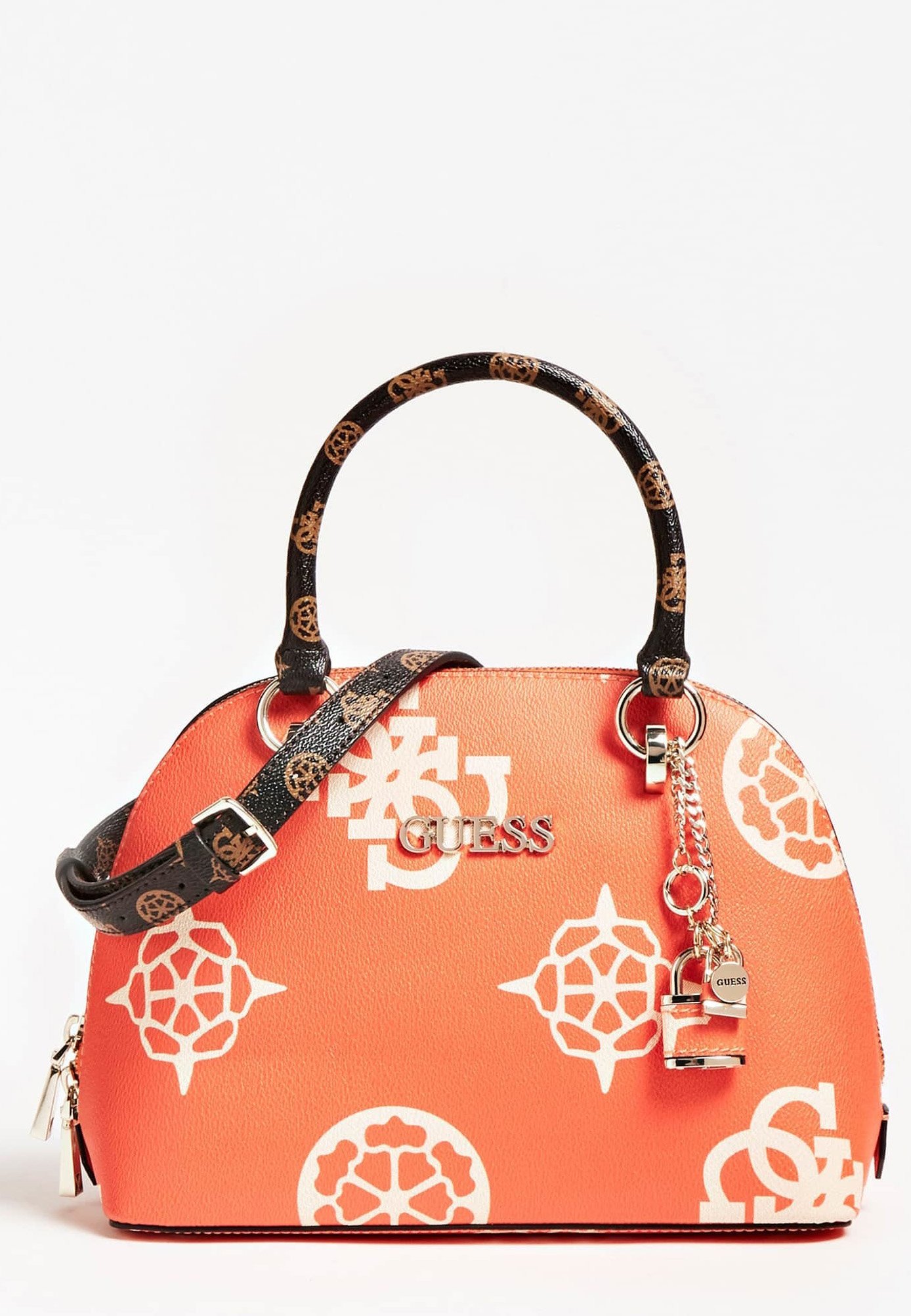 guess handtasche orange