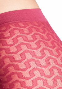 FALKE Cryptogram 30 Denier sheer - Collants - red plum