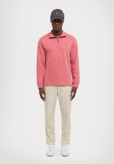 Polo Ralph Lauren ESTATE RIB QUARTER ZIP PULLOVER - Vesta - adirondack berry