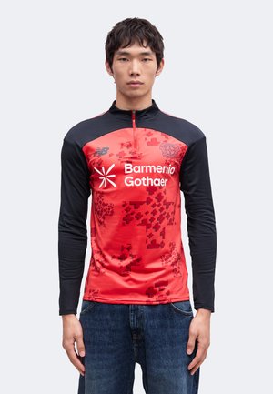 New Balance BAYER 04 26/27 MIDLAYER AWAY - Ρούχα για κλαμπ - black/red