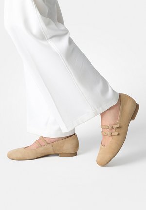 Riemchenballerina - beige