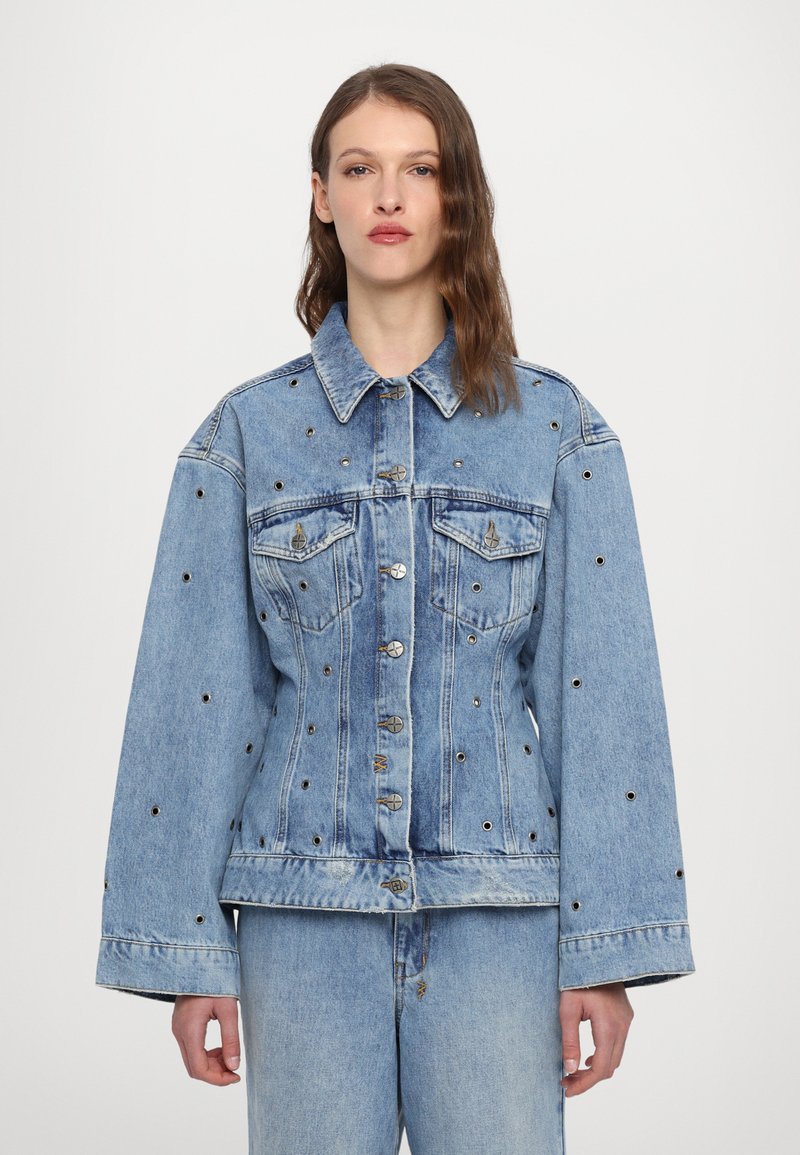 Ksubi - CINCHED JACKET CHROMA - Cowboyjakker - light blue, Forstør