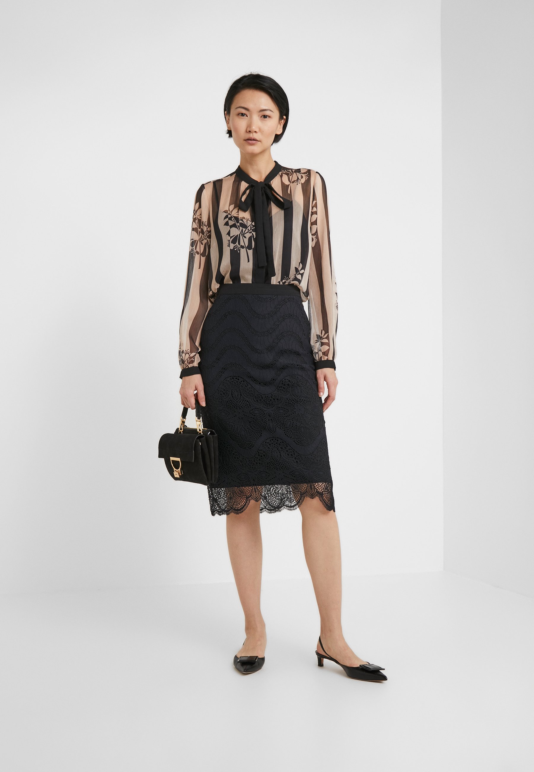 TWINSET GONNA LONGUETTE Kokerrok nero Zalando.nl TWINSET GONNA LONGUETTE Kokerrok nero Zalando.nl