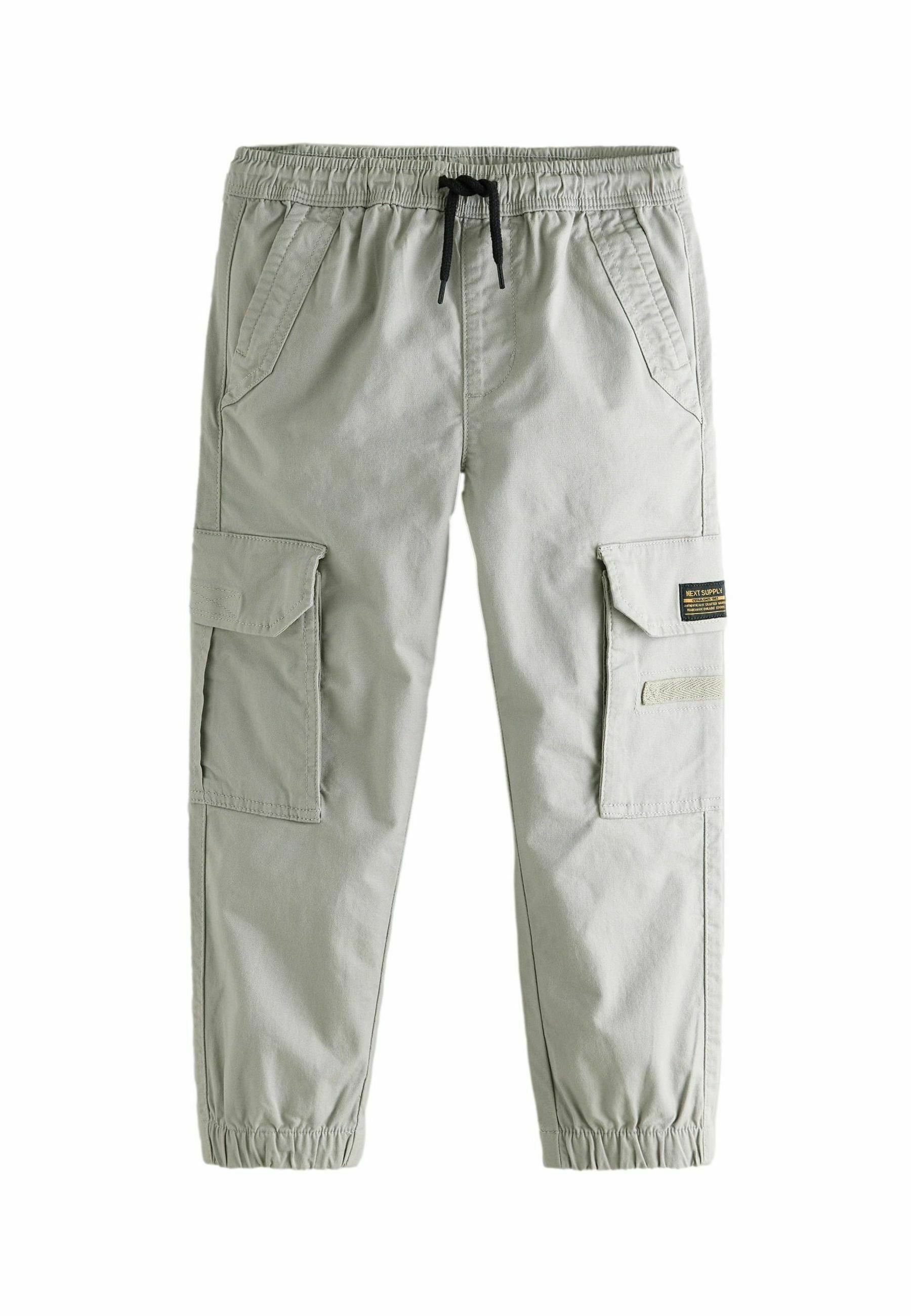 Pantalon Cargo Garçon NEXT - Noir - Taille 11 Ans - Taille Ajustable - 97% Coton