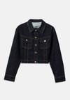 CROPPED JACKET - Giacca di jeans - indigo rinse