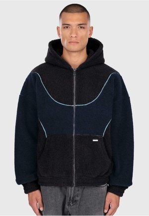 WAVY ZIP - Fleecejacka - anthra black