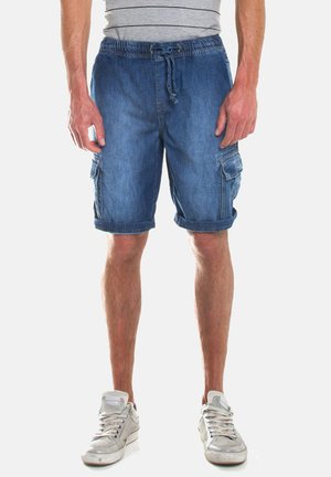 Carrera Jeans, BERMUDA SIDE POCKETS - Shorts di jeans - lavaggio blu medio