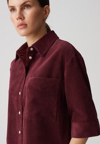 OPUS REGULAR FIT 3/4 SLEEVE - Overhemdblouse - cassis