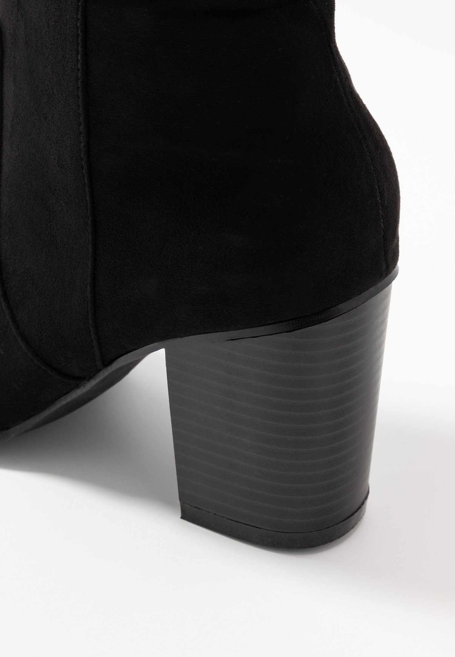 THIGH HIGH WOOD HEEL Overknee laarzen black THIGH HIGH WOOD HEEL Overknee laarzen black