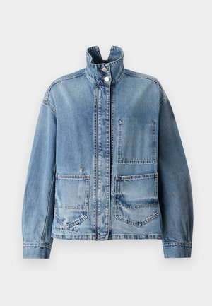 CLOSED SHACKET - Denim jacket - mid blue