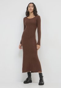 Calliope LUNGO - Vestito lungo - marrone