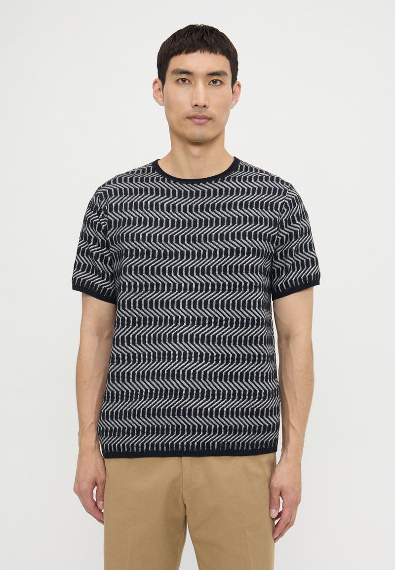 Emporio Armani Printtipaita - fancy blue/white
