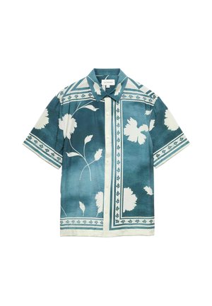 Autograph, FLORAL SHORT SLEEVE SHIRT - Camicia - blue mix