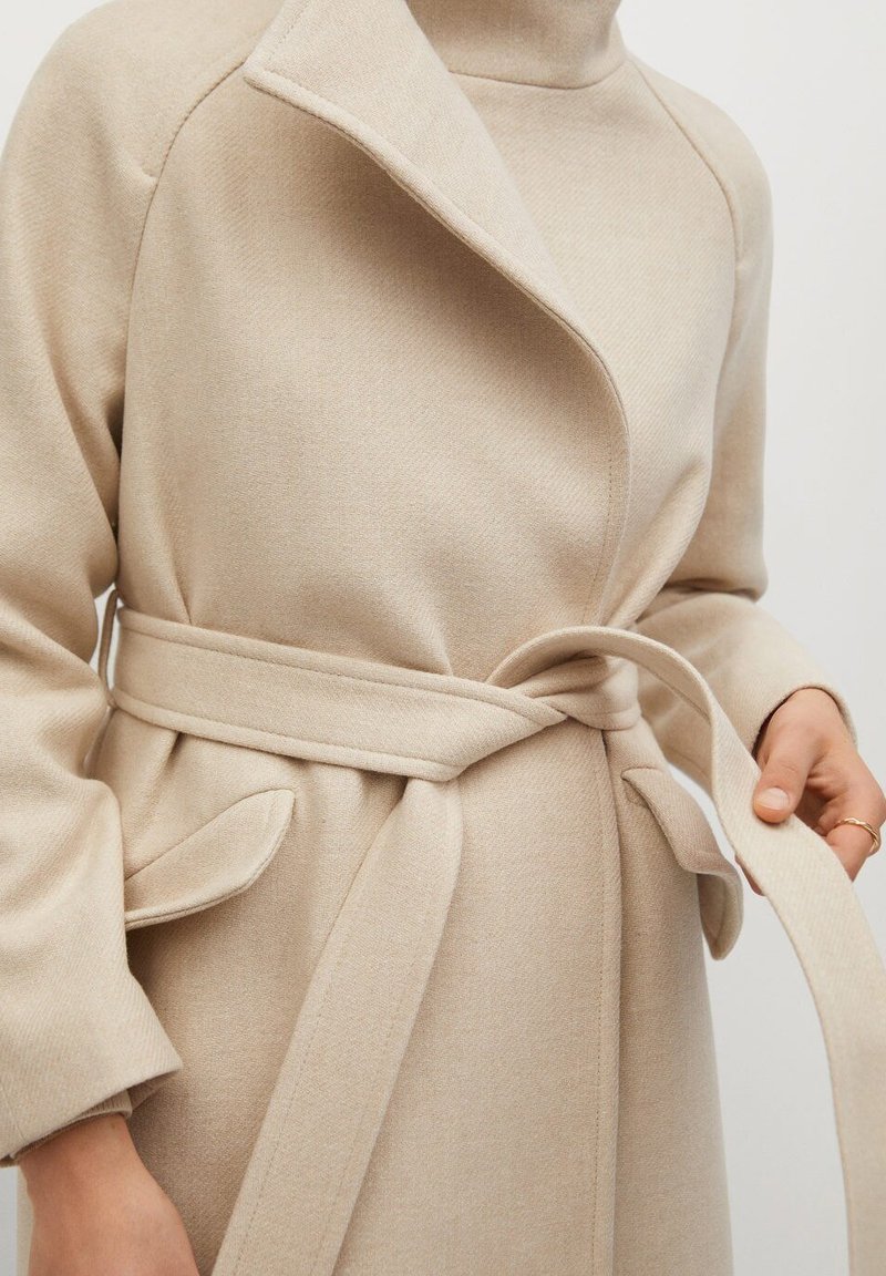 Mango Venus Manteau Classique Ecru Beige Zalando Fr