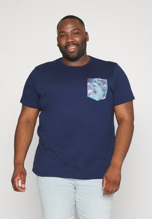 TEE - Print T-shirt - dress blues