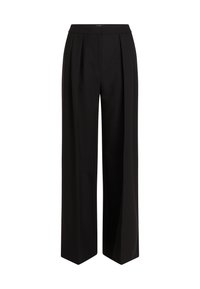 WIDE-LEG - Bukser - black