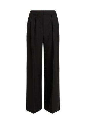 KARL LAGERFELD WIDE-LEG - Pantalon classique - black