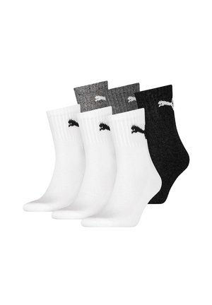 Puma UNISEX  6 PAAR - CREW  - Socken - weiß grau