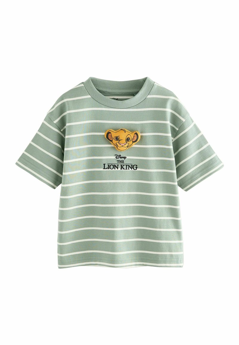 Next - SIMBA LION KING SHORT SLEEVE - REGULAR FIT - Print T-shirt - sage green, Enlarge