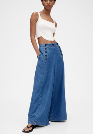 GAP STUDIO SAILOR MED LINDSAY - Avar lõikega teksad - medium wash