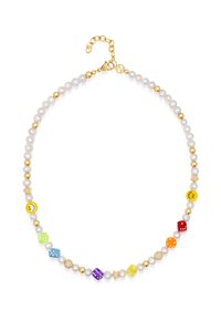 Nialaya PAIR OF DICE PEARL CHOKER - Halskæder - multi