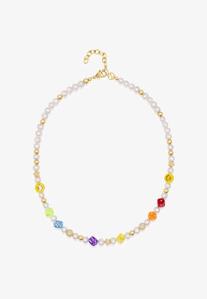 Nialaya PAIR OF DICE PEARL CHOKER - Halskæder - multi