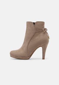 Anna Field Botines de tacón - taupe